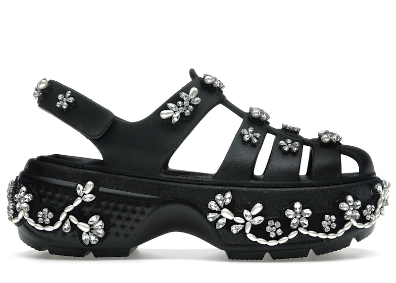 Crocs Stomp Fisherman Clog Simone Rocha Zwart