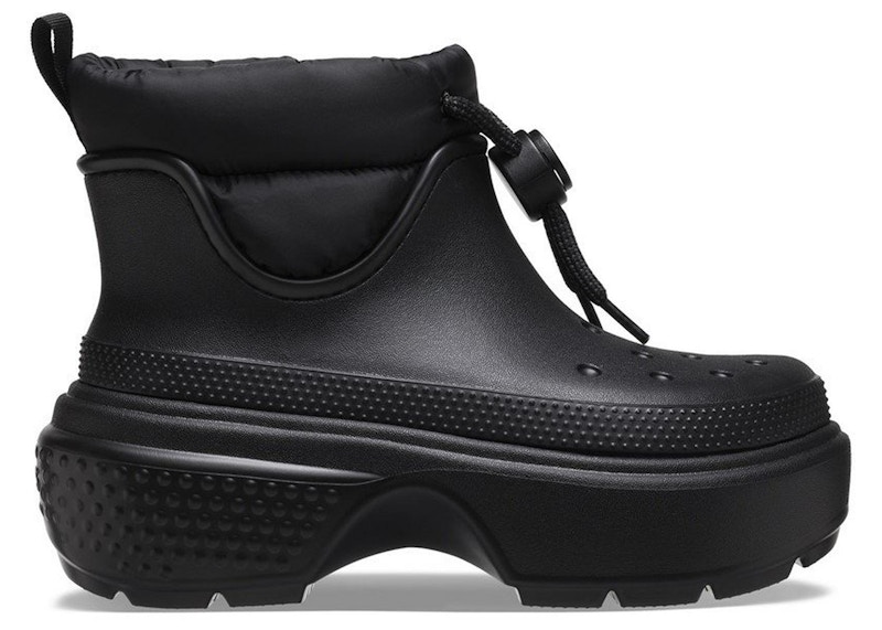 Crocs Stomp Puff Boot Zwart
