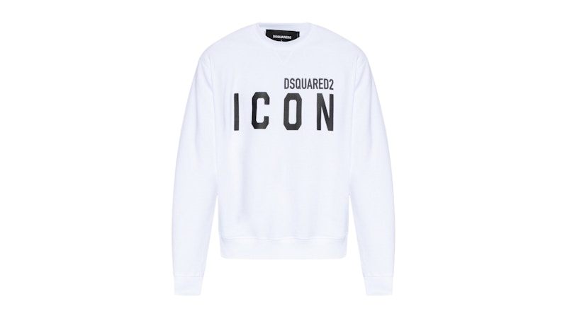 Dsquared2 Icon Logo Cool Fit Sweatshirt Wit