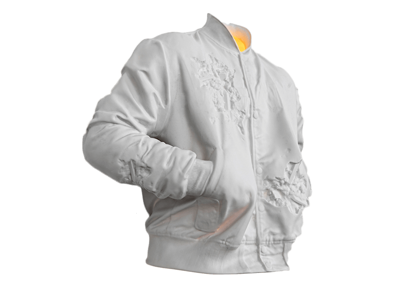 Daniel Arsham Eroded Jacket Figure