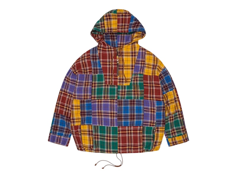 Tears MVP Plaid Patchwork Pullover Multicolor