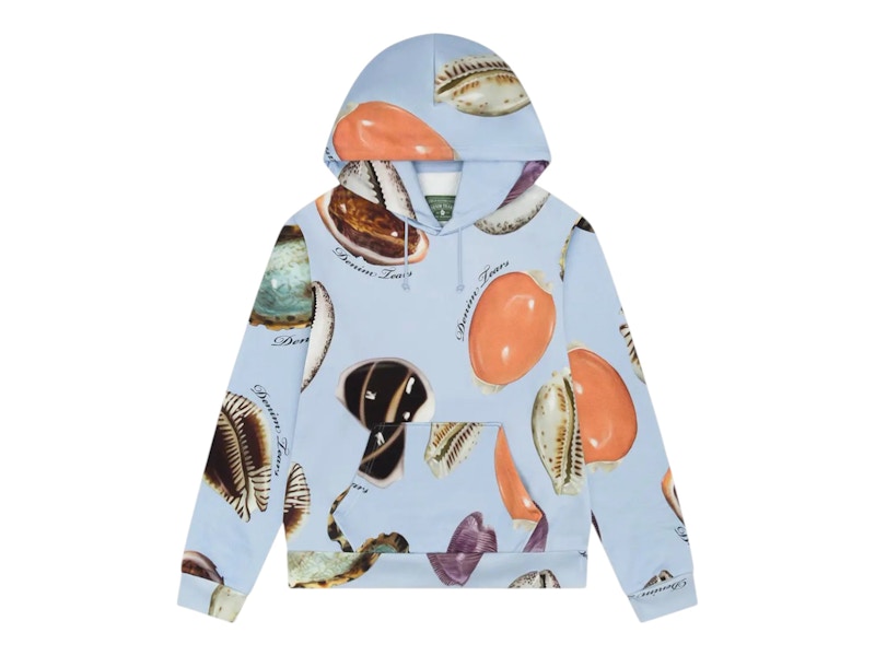 Tears Shell Hoodie Blauw