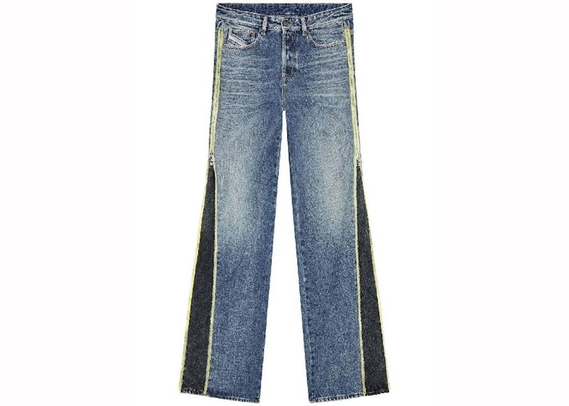 Diesel D-Rise 007r9 Straight Jeans Medium Blauw