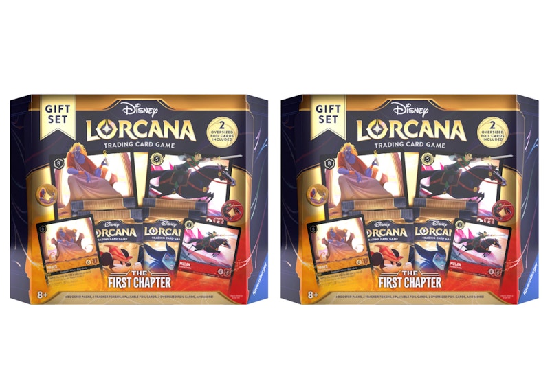 Disney Lorcana TCG The First Chapter Gift Set 2x Lot