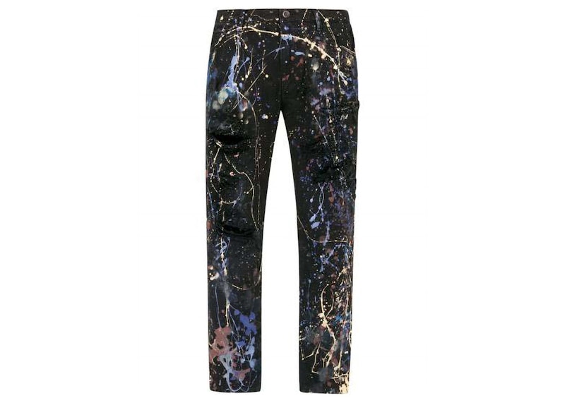 Dolce & Gabbana Color Splash Effect Jeans Multicolor