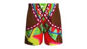 Dsquared2 Colourful Abstract Design Swim Shorts Bruin