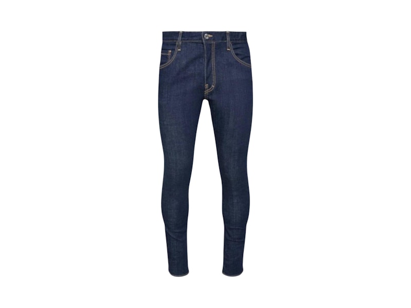 Dsquared2 Logo Slim Fit Jeans Blauw