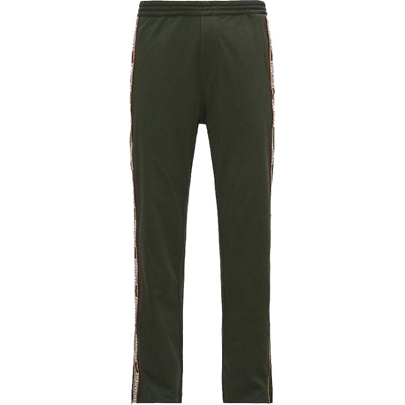 Dsquared2 Side Band Logo Trousers Groen
