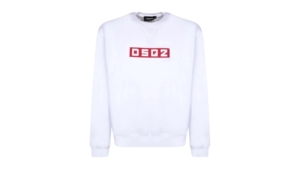 Dsquared2 Small Block Logo Sweatshirt Wit
