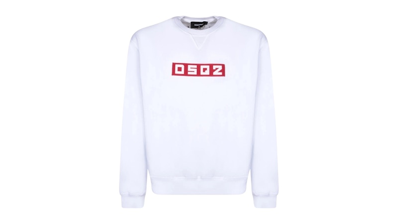 Dsquared2 Small Block Logo Sweatshirt Wit