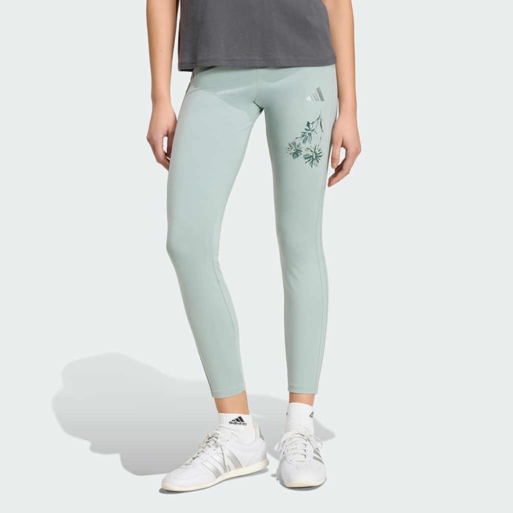 ESSENTIALS 3-STRIPES COTTON LEGGING Wonder Sage