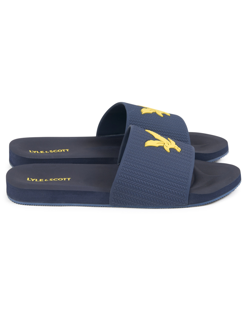 LYLE Mens Easy Slide Bleu Marine |