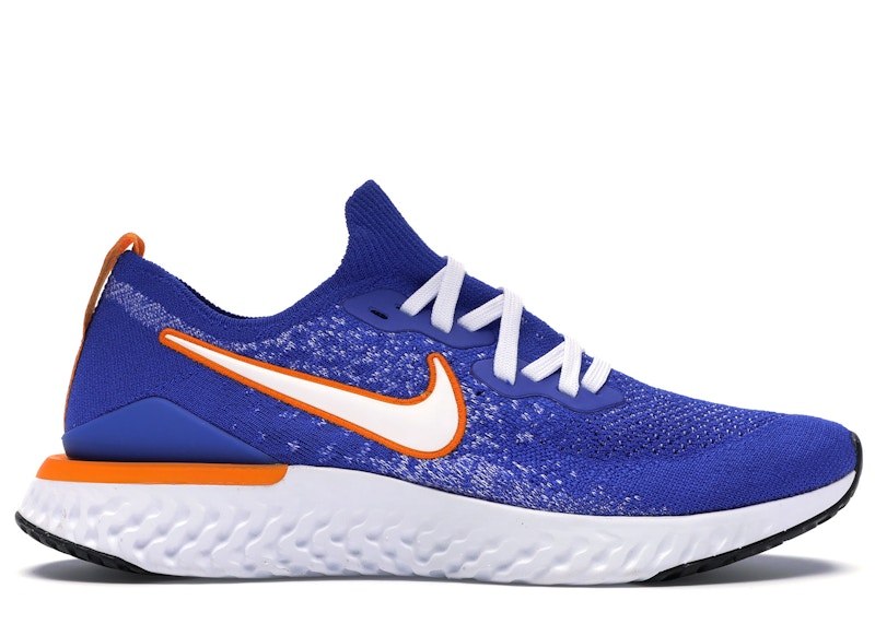 Nike Epic React Flyknit 2 Racer Oranje