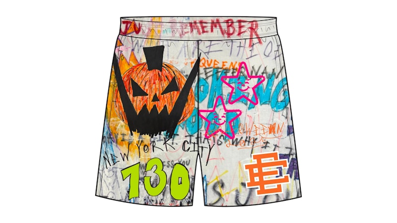 Eric Emanuel EE Asspizza Halloween Short Multicolor
