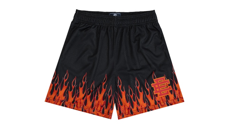Eric Emanuel EE Basic/Core Burning Flames Short Zwart