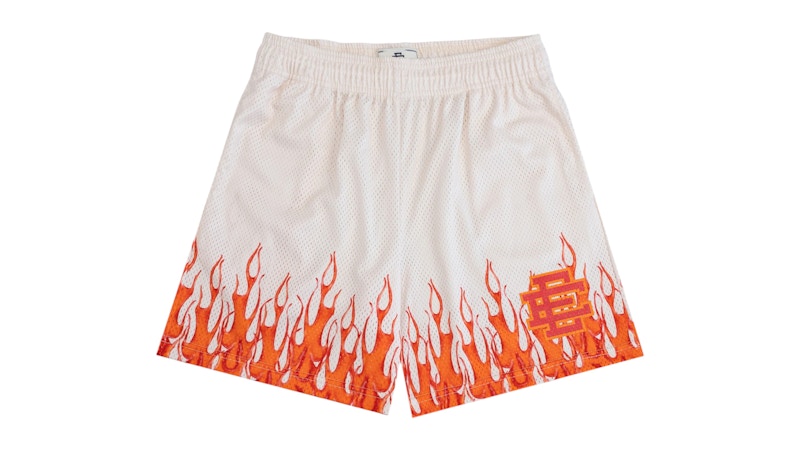 Eric Emanuel EE Basic/Core Burning Flames Short Off Rood