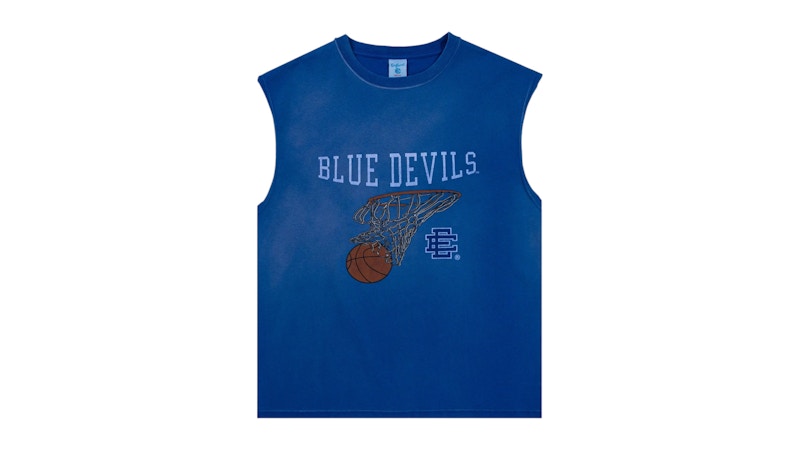 Eric Emanuel EE Basic Florida Duke University Cutoff Washed EE Marineblauw