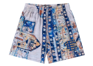 Eric Emanuel EE Basic Rug Print Short Blauw