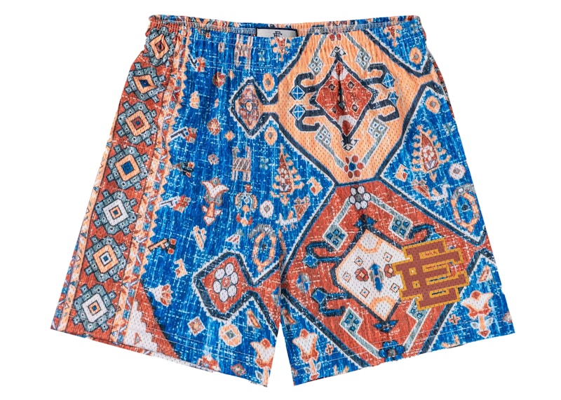 Eric Emanuel EE Basic Rug Print Short /Tan Blauw