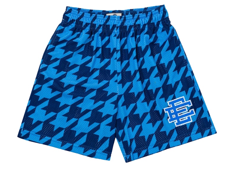 Eric Emanuel EE Basic Short Houndstooth Blauw