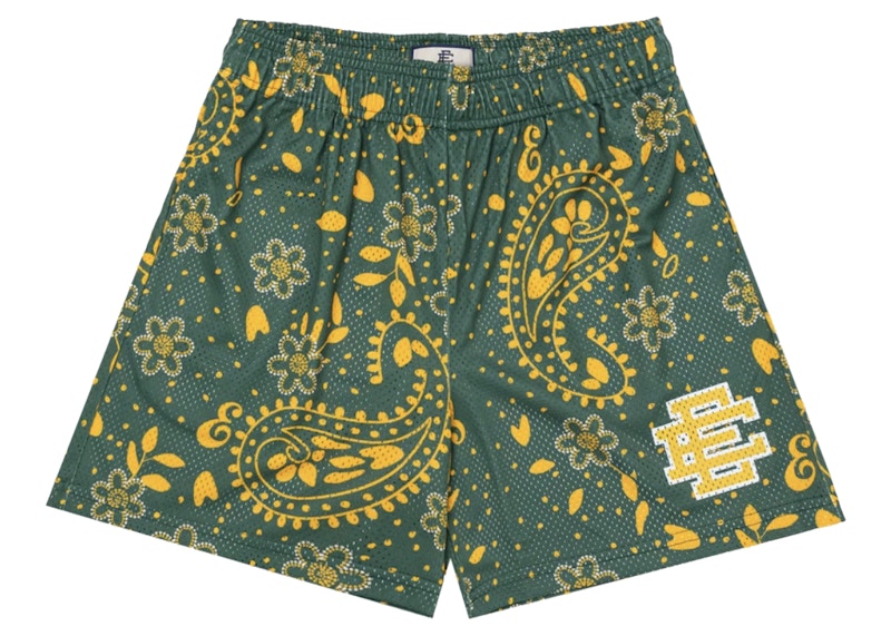 Eric Emanuel EE Basic Short Paisley Groen