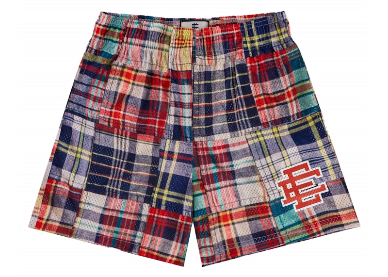 Eric Emanuel EE Basic Short Madras Plaid/ EE Rood