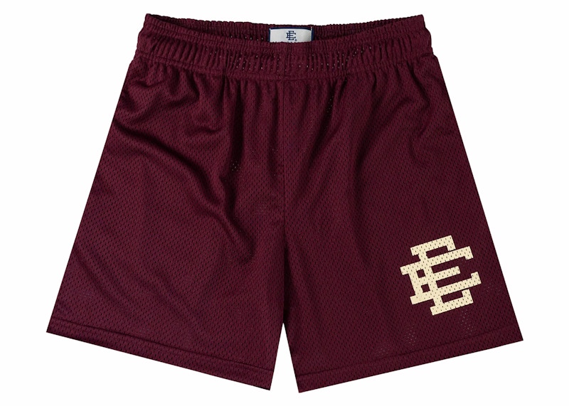 Eric Emanuel EE Basic Short Maroon/Off Wit