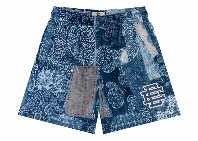 Eric Emanuel EE Basic Short Paisley Blauw