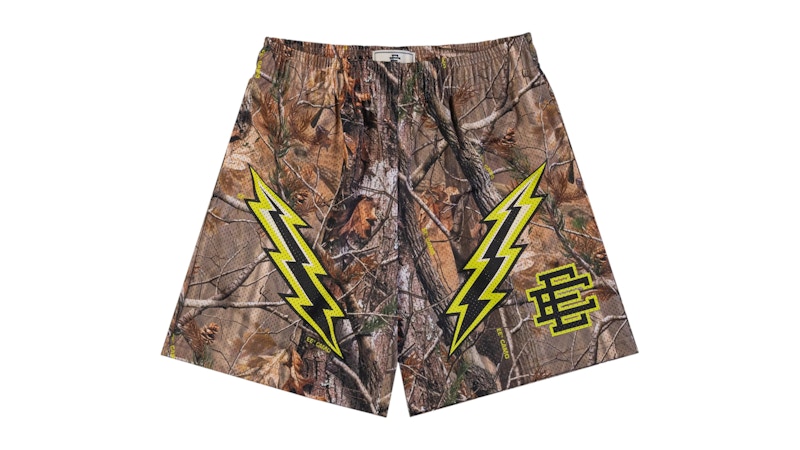 Eric Emanuel EE Basic Short Tree Camo/ /Lime Bolt Zwart