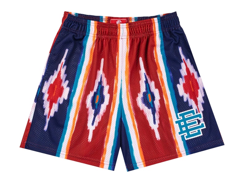 Eric Emanuel EE Basic Short Western Print Blauw