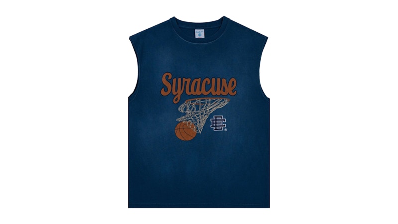 Eric Emanuel EE Basic Syracuse University Cutoff Washed EE Marineblauw