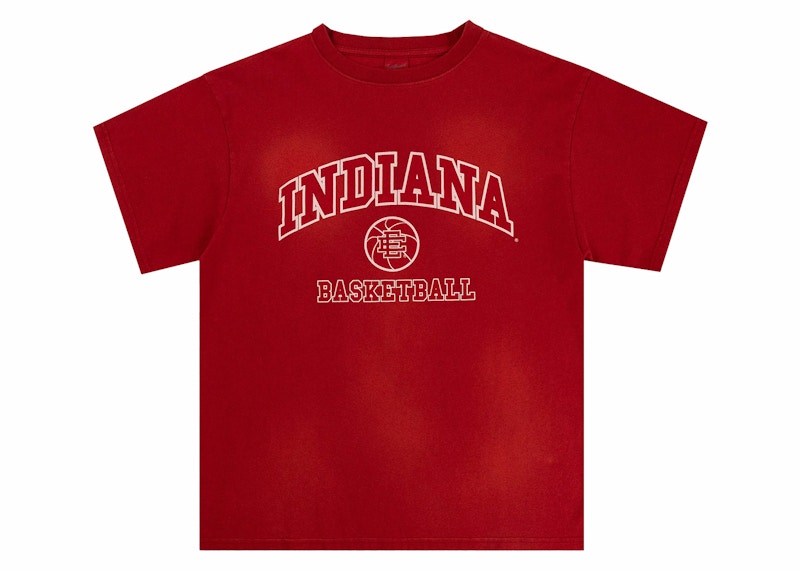 Eric Emanuel EE College Indiana Tee Washed Rood