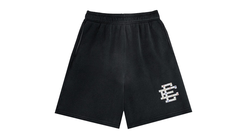 Eric Emanuel EE Rhinestone Sweatshort Zwart