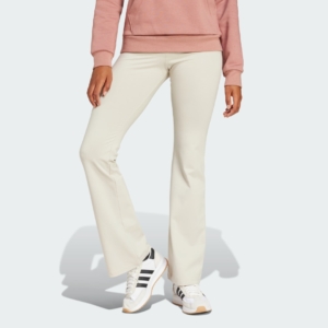 Essentials Small Logo Flared Legging Beige
