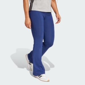Essentials Small Logo Flared Legging Blauw