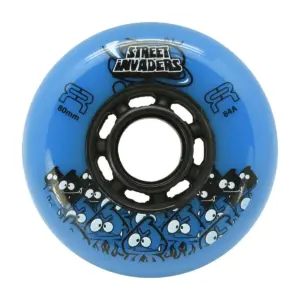 FR – 80mm Street Invaders 4-pack – Skate Wielen – Blauw