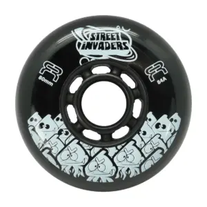 FR – 80mm Street Invaders 4-pack – Skate Wielen – Zwart