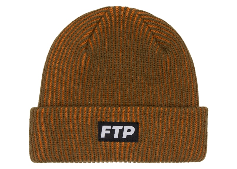 FTP 2-Tone Logo Beanie Olijf