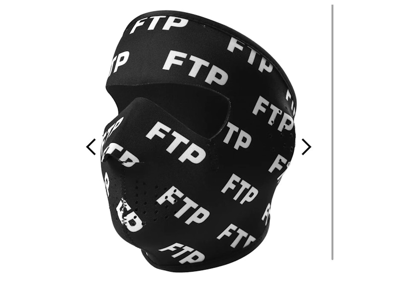 FTP All Over Logo Neoprene Mask Zwart