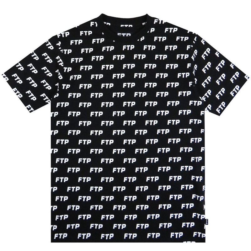 FTP Allover Tee Zwart