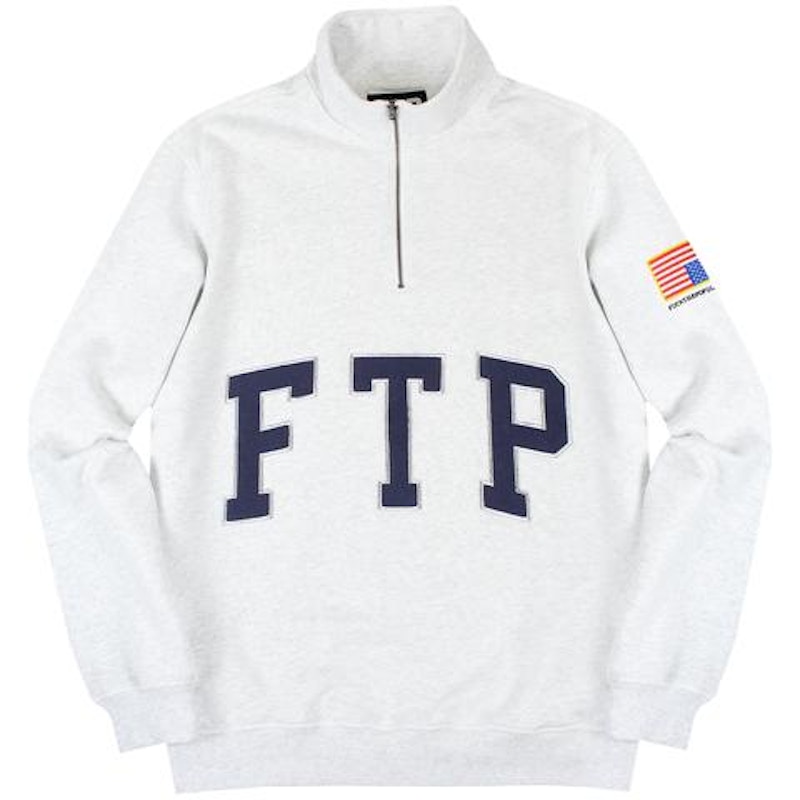 FTP Arch Quarter Zip Jacket Ash
