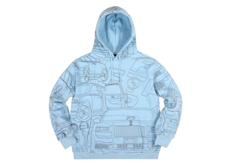 FTP Big Body Pullover Sky Blauw