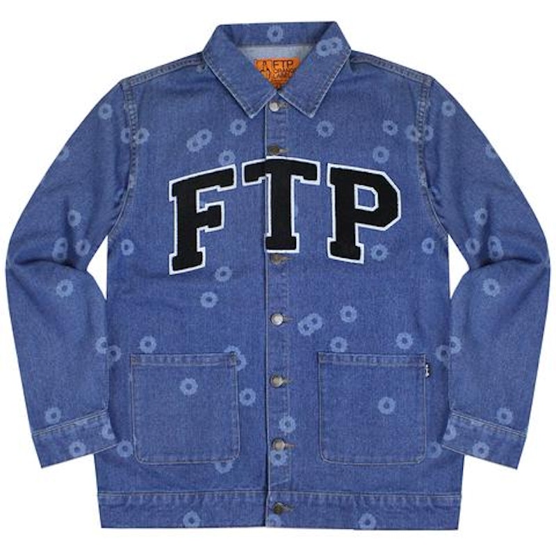 FTP Bullet Hole Jacket Washed Indigo