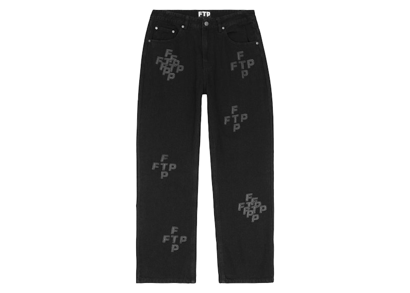 FTP Cross Logo Pant Zwart