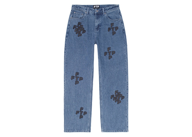 FTP Cross Logo Pant Indigo