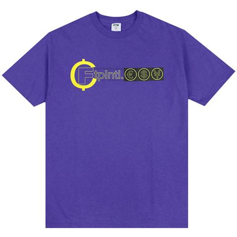 FTP Currency Tee Paars