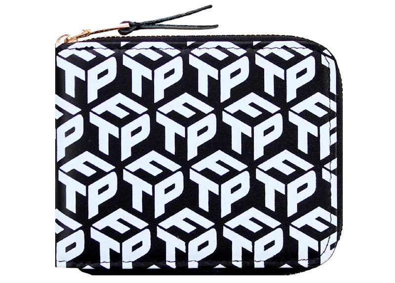 FTP Dimension Logo Leather Wallet Zwart