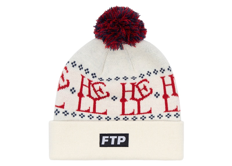 FTP Hell Pom Beanie Creme