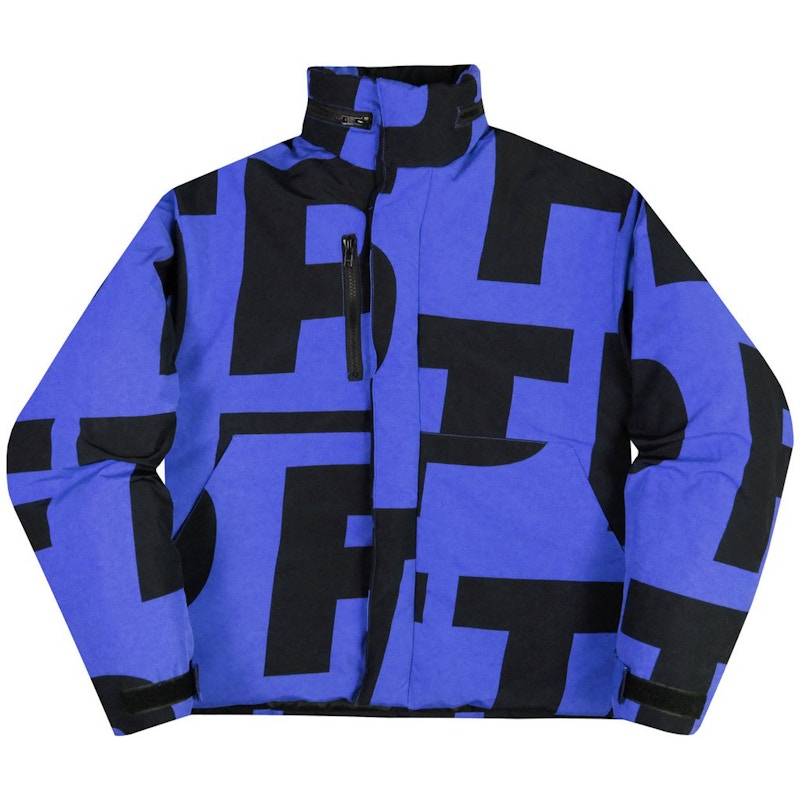 FTP Jumbo Puffer Jacket Royal Blauw