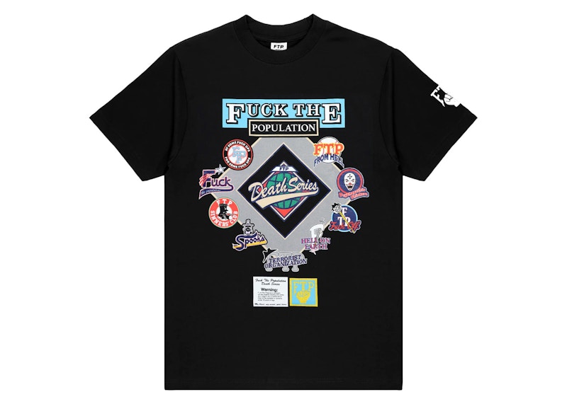 FTP League Tee Zwart